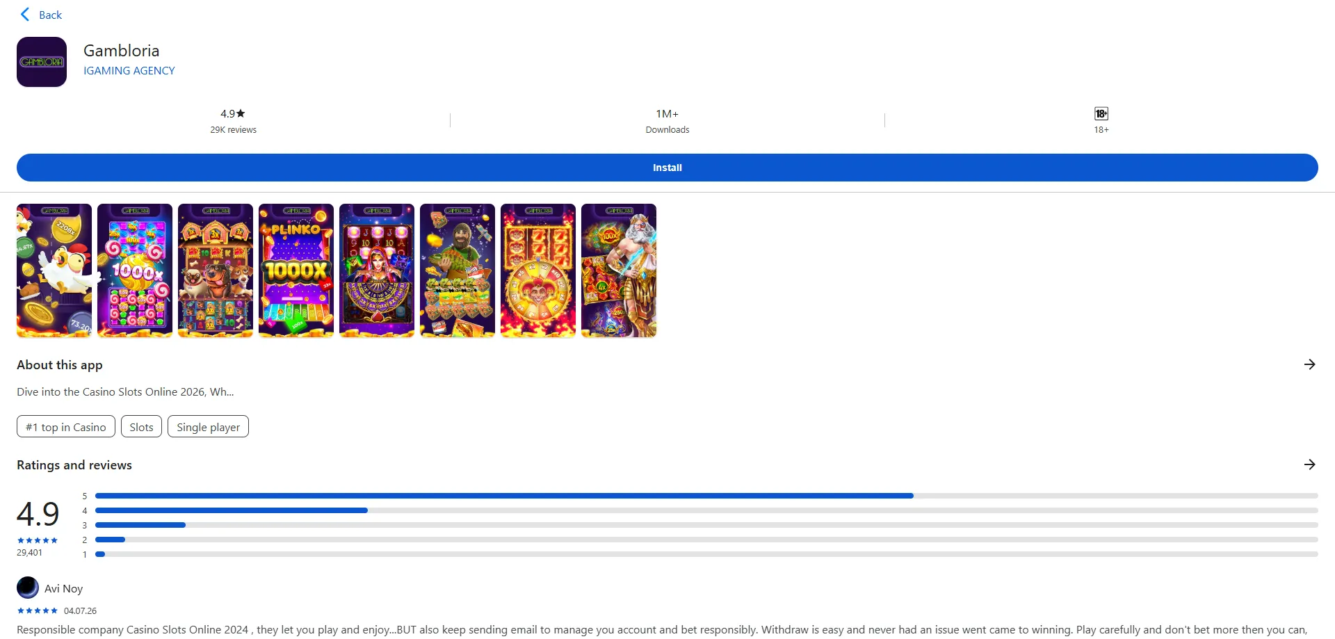 Gambloria Casino Mobile App Österreich – Casino am Smartphone